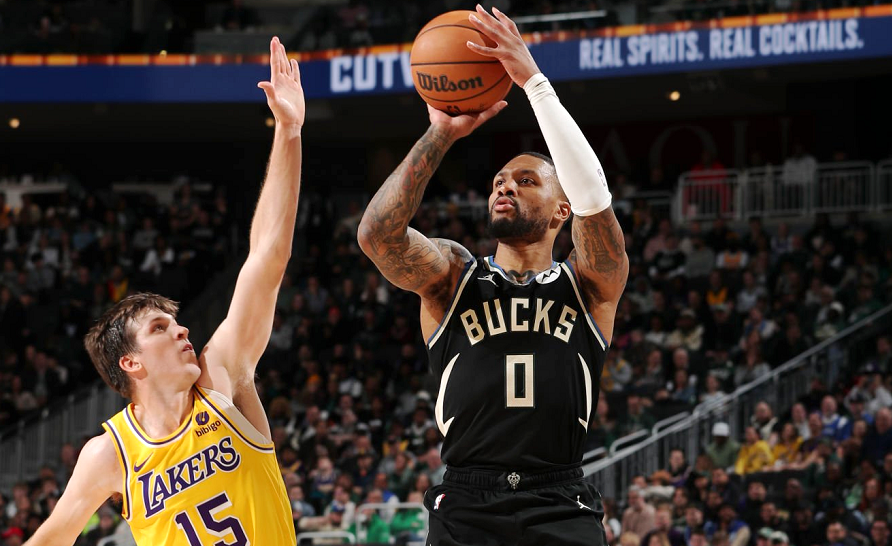 湖人鏖战国王，利拉德关键制胜